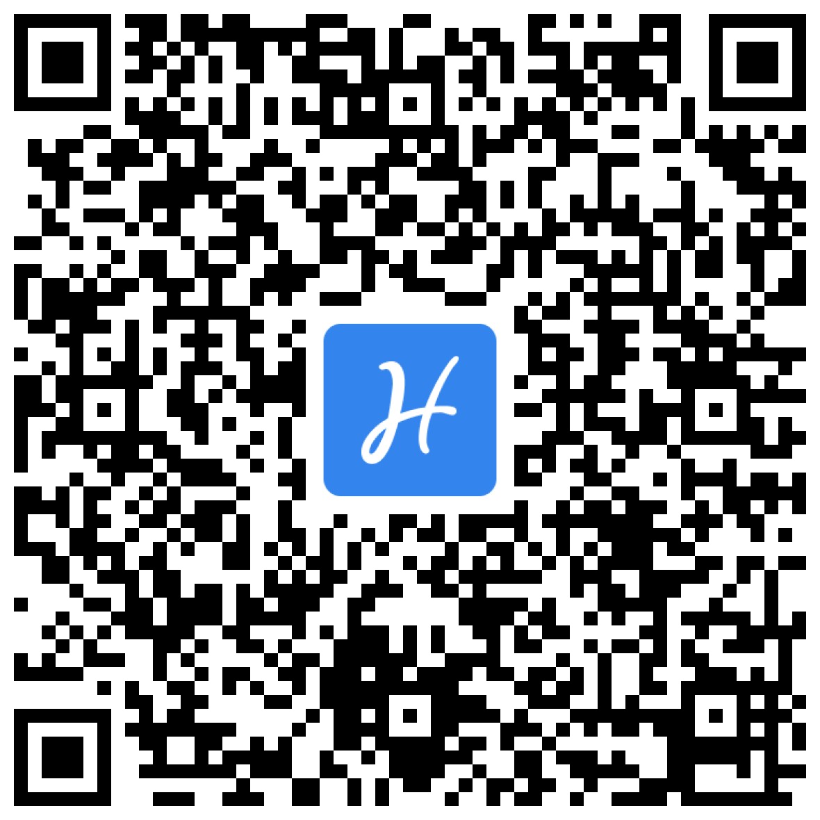 QR code to open our Honeyfund page